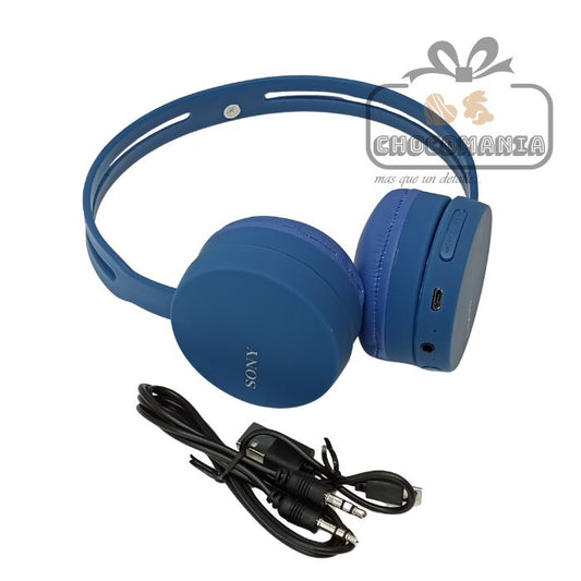 AUDIFONOS BLUETOOTH SONY WH-CH400 AZUL AAA - CHOCOMANIA