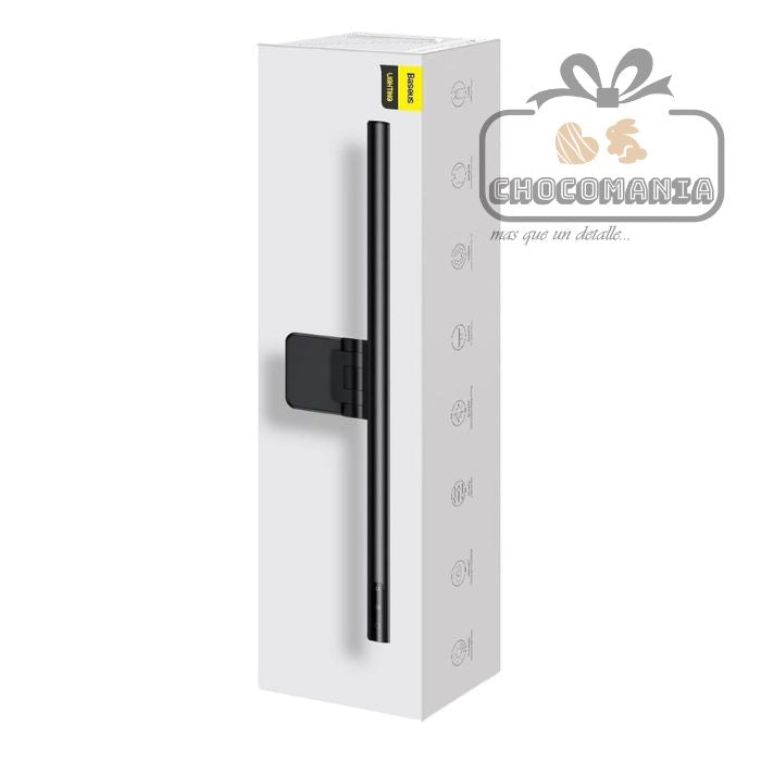 LAMPARA LED PARA MONITOR BASEUS DGIWK-BO1 3 NIVELES LUZ NEGRO - CHOCOMANIA