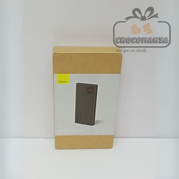 POWER BANK BASEUS 22,5W 1000mAh NEGRO CARGA RAPIDA - CHOCOMANIA