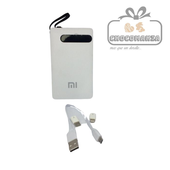 POWER BANK 5000mAh BLANCO D-101 - CHOCOMANIA