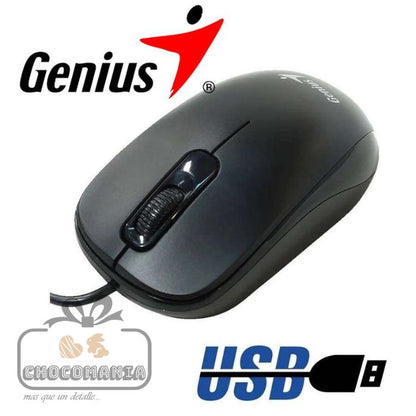 MOUSE GENIUS DX-110 3 BOTONES ALAMBRICO - CHOCOMANIA