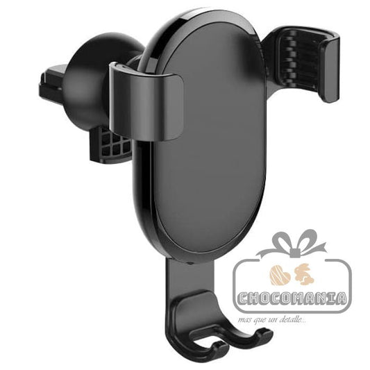 SOPORTE PARA CELULAR DE GRAVEDAD MG01 LDNIO NEGRO - CHOCOMANIA