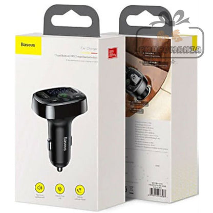 BASEUS TRANSMISOR FM / MP3 / TF CARD PARA AUTO CCTM-01 - CHOCOMANIA