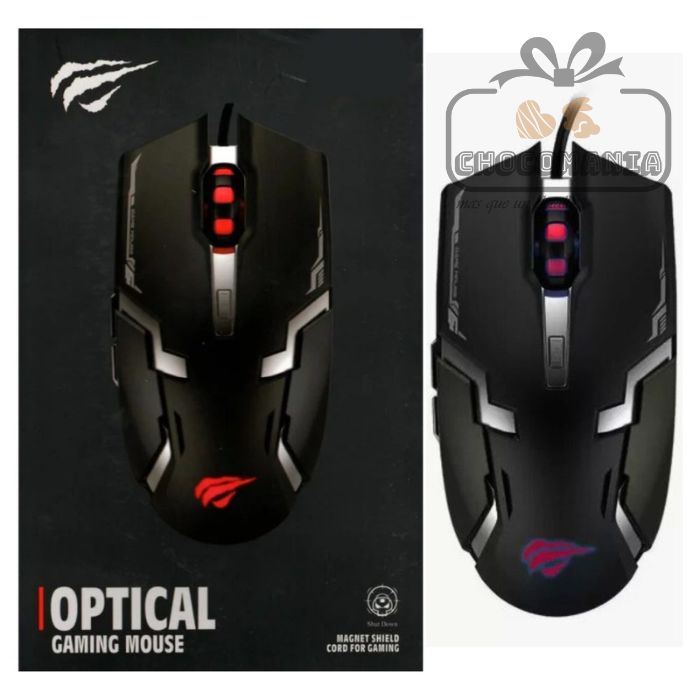 MOUSE GAMER HAVIT GAMENOTE HV-MS749 6 BOTONES ALAMBRICO - CHOCOMANIA