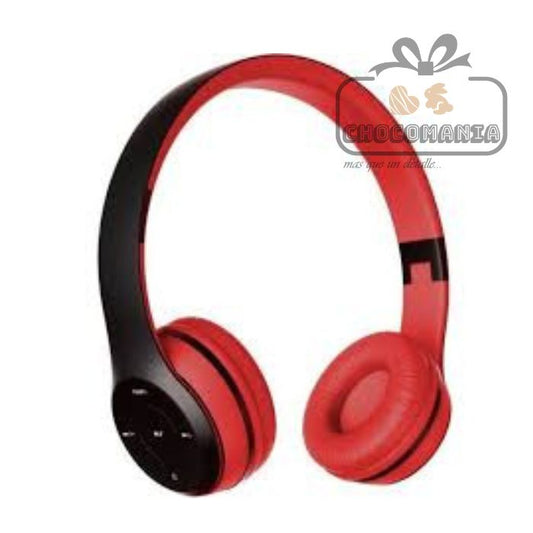 AUDIFONO BLUETOOTH HAVIT FM/MP3 HV-H2575BT NEGRO-ROJO - CHOCOMANIA