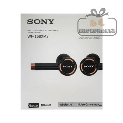 AUDIFONOS BLUETOOTH SONY WF-168XM3 NEGRO - CHOCOMANIA