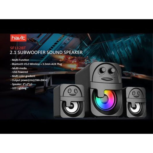 PARLANTE BLUETOOTH HAVIT SF112BT SUBWOOFER - CHOCOMANIA