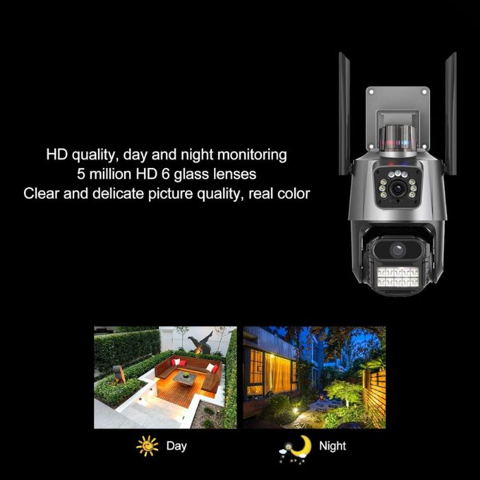 Cámara De Seguridad Robótica Para Exteriores IP66 Modelo CHE-1050 - CHOCOMANIA