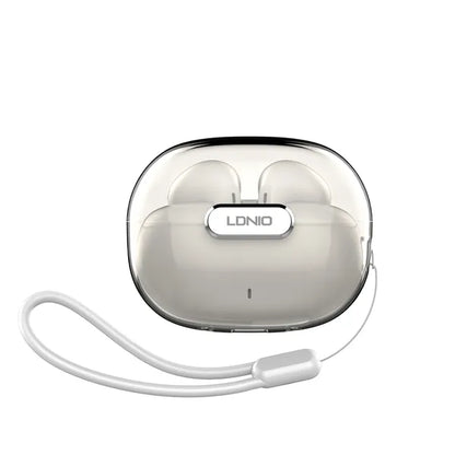 Audífonos LDNIO T02 TWS: Bluetooth 5.3, driver 13 mm, hasta 20 h con estuche y USB-C. Compactos, táctiles y listos para el día a día.