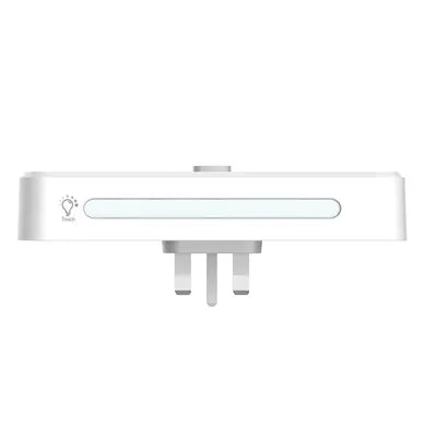 LDNIO SC2311 con 2 tomas AC, USB-C PD 20 W + USB-A QC, lámpara táctil y 2500 W. Ideal para velador, oficina y viajes. Versiones EU/UK/US.